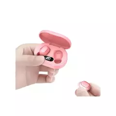 Fone de Ouvido sem Fio Bluetooth 5.0 Som HiFi IPX7 Rosa - Drop Conexion