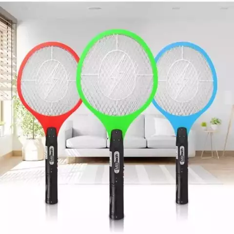 Raquete Elétrica Mata Mosquito Dengue Insetos Recarregável B
