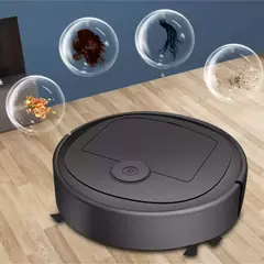 Mini Aspirador De Pó Robô Automático Inteligente Doméstico