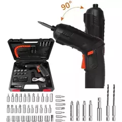 Parafusadeira Sem Fio portátil Recarregável 32 ponteiras + m