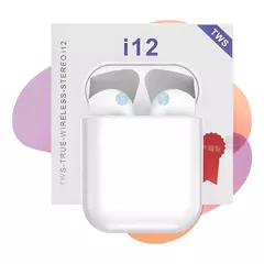 Fone de Ouvido Sem Fio i12 Tws Bluetooth Com Touch Bluetooth - Drop Conexion