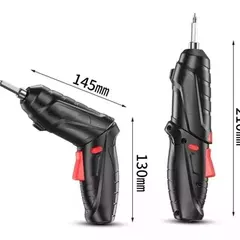 Imagem do Parafusadeira Sem Fio portátil Recarregável 32 ponteiras + m