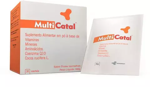 Multicatal Multivitamínico 30 sachês Catalmedic