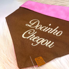 Bandana Bordada Docinho Chegou