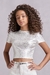T-Shirt Voil Craquelado Prata