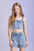 Top Jeans com Foil