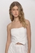 Cropped Colete Linho - comprar online