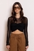 Cropped Manga Tule - comprar online