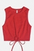 Top Ribana Vermelho