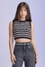 Cropped Tricot Listras Preto