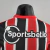 Camisa São Paulo II 22/23 - Jogador Adidas Masculina - Vermelha e preta e branca com patrocínio - loja online