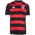 Camisa Flamengo I 25/26 - Torcedor Adidas Masculina - Preta e vermelha - comprar online