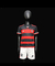 Camisa Flamengo I 24/25 - kit Infantil Adidas - Preto e vermelho