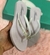Chinelo feminino Básico na cor Branco, com tira de brilho
