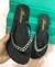 Chinelo Feminino Sola Glitter na cor Preto