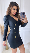Vestido Manga Longa com Botões - comprar online
