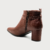 Bota Botineta Cuero Vestir Taco Gravagna - comprar online