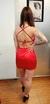 Vestidos de satén - Aura Indumentaria Femenina