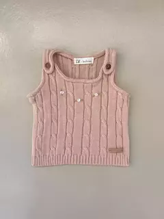 Chaleco Rococo rosa viejo