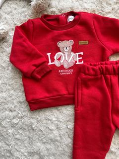 Conjunto teddy rojo - comprar online