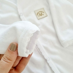 Enterito con pie blanco picot - comprar online