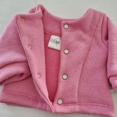 Campera friza rosa chicle - comprar online