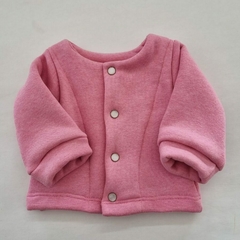 Campera friza rosa chicle