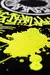 Camiseta Boxy Color Negro Splatter - Oversizetop