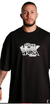 Camiseta Oversize Negra Warrio Work - comprar en línea