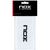 Muñequera Nox Larga Blanca Logo Negro X2