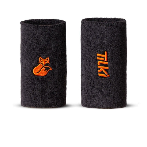 Muñequera Larga Algodón Terry Interior Tilki Grey/Orange