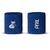 Muñequera Corta Algodón Terry Interior Tilki Blue/white