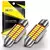 Canbus Aileo led c5w, 31mm, 36mm, 39mm, 42mm, c10w, lâmpada led 4014, 12v, luz