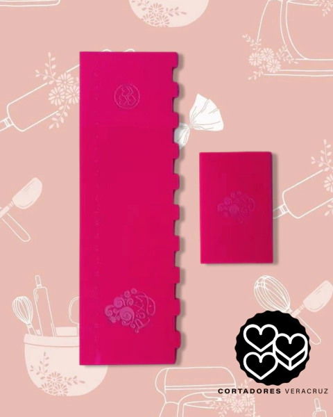 Alisadores Colección Roxy Cupcakes 2 (2 piezas, 25 y 10 cm)