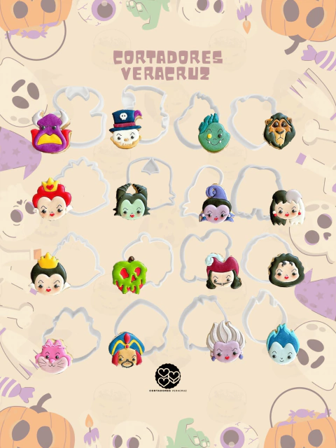 Set de Cortadores de Villanos (16 pzs)