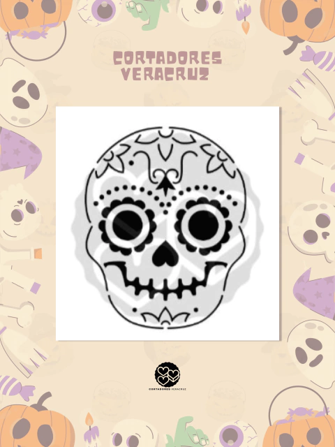 Stencil Calavera
