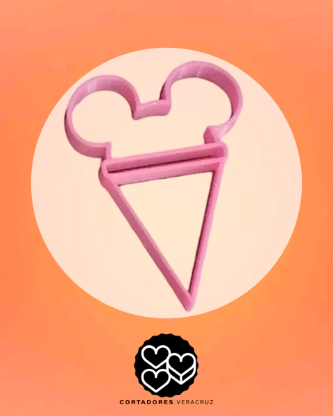 Contorno Helado Mickey
