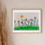 Tapiz Artesanal Bordado Flores - comprar online