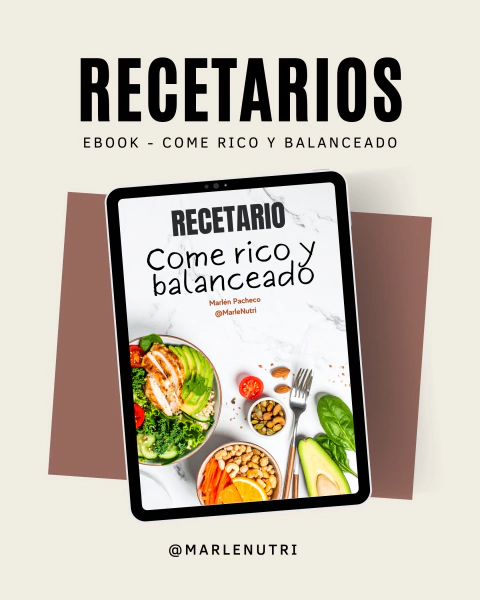 eBook: Recetario Come rico y saludable - comprar en línea