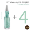 Kit 1+4 Esmalte Impala Viva, Ame e Brilhe Glitter 3D - Pronta pra Tudo