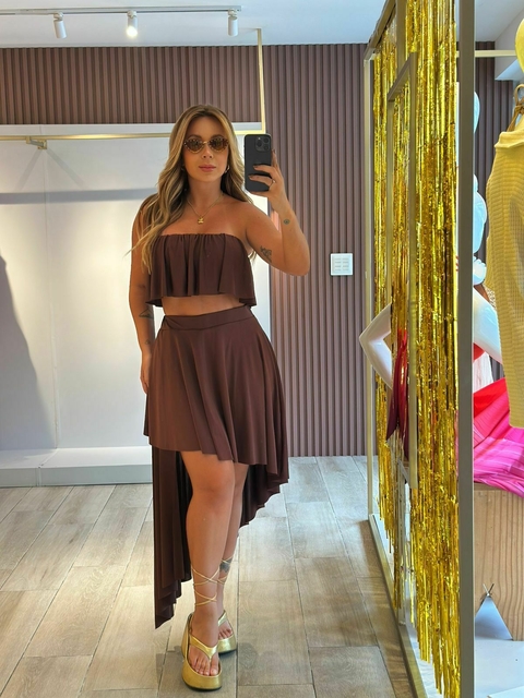 CONJUNTO SAIA ASSIMETRICA E TOP - comprar online