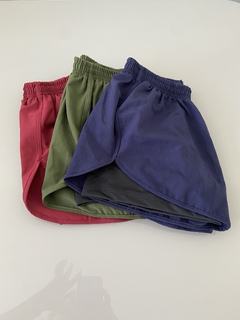 SHORT DUPLO TACTEL - loja online