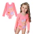 Maiô Infantil Kukiê Malha Rosa Manga Comprida Neon UV 50+ -
                                          sem gênero -
                                          0 - 14 anos                                          - na Mãe Louca