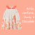 Vestido Infantil Menina Branco Laranja Fresh Kukiê -
                                          sem gênero -
                                          0 - 14 anos                                          - na Mãe Louca