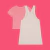 Blusa Boxy Jardineira Coral Claro Kukiê -
                                          sem gênero -
                                          0 - 14 anos                                          - na Mãe Louca