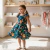 Vestido Meninas Nanai Jardim Flores e Aves Infantil Azul -
                                          sem gênero -
                                          0 - 14 anos                                          - na Mãe Louca