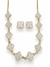 Conjunto Colar e Brinco Gravatinha