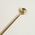 CUCHARA DE ACERO DORADO DISEÑO REDONDO 17CM