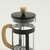 CAFETERA CON EMBOLO NEGRA Y BAMBOO 1000 ML en internet