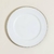 PLATO DE SITIO WHITE & GOLD PUNTOS 33 CM